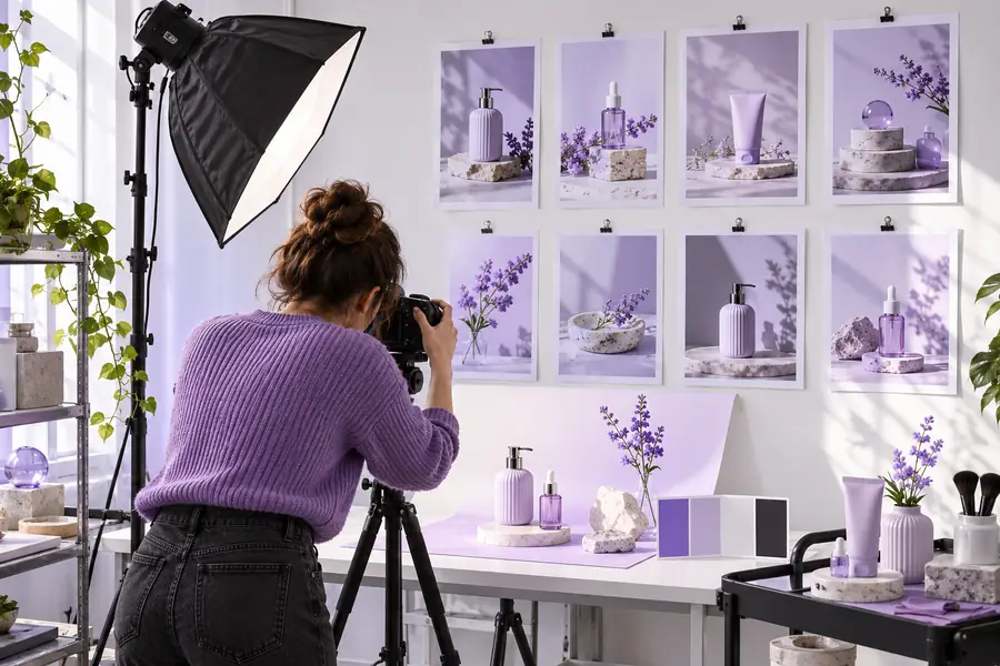 Illustrative product imagery representing a possible creative direction