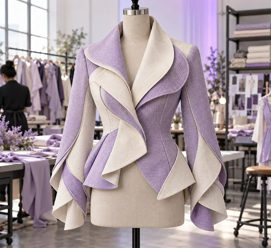 Fashion concept centered on a garment